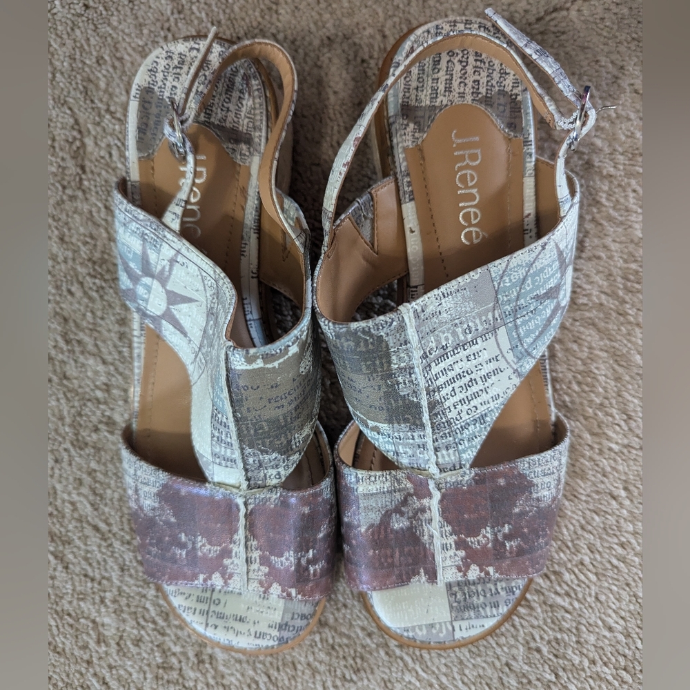 J.Renee women's sandals size 7.5 M